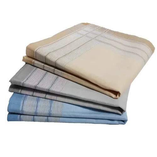 Tiseco 12 stuks Heren zakdoeken - Happy Stripe