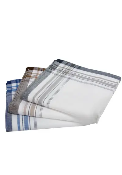 Tiseco12 stuks heren zakdoeken - White Summer 40x40 cm Tiseco12 stuks heren zakdoeken - White Summer 40x40 cm