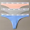 Calvin Klein strings 3-pack - Calvin klein ondergoed dames - Multipack katoenen dames strings - Voordeelverpakking - Sale