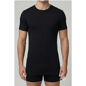 Beeren Extra lang heren T-shirt korte mouw - Ondershirt heren - wit en zwarte t-shirts Beeren Extra lang heren T-shirt korte mouw - Ondershirt heren - wit en zwarte t-shirts