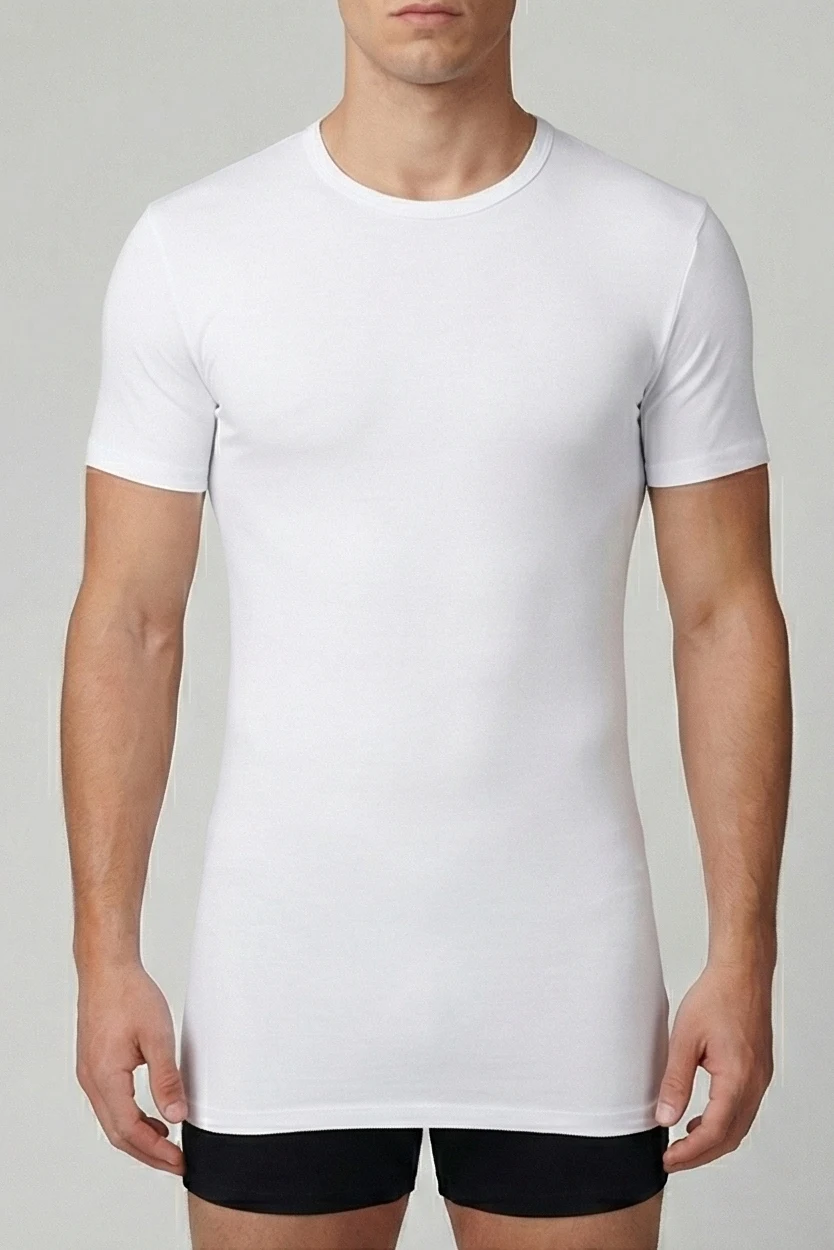 Beeren Extra lang heren T-shirt korte mouw