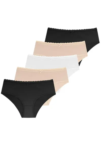 Dorina Dames slip 5-pack Basic Naomi - ondergoed dames Dorina Dames slip 5-pack Basic Naomi - ondergoed dames