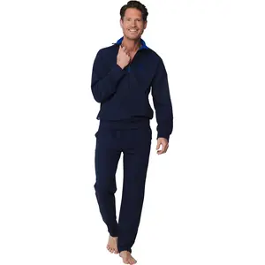 Pastunette tricot heren Huispak - Dark Blue - Katoen Pastunette tricot heren Huispak - Dark Blue - Katoen