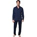Pastunette Heren Pyjama katoen met knoopsluiting - Donkerblauw - Donkerblauw