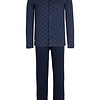 Pastunette Heren Pyjama katoen met knoopsluiting - Donkerblauw