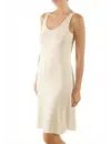 Nina von C onderjurk lang 100CM - Neglige - Anti statisch - Zwart, wit, champagne, beige