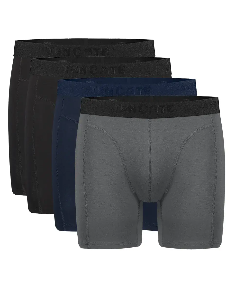 Ten Cate 4-Pack Bamboe Heren Long boxershorts - 32389 - Mannen onderbroek met lange pijpjes - Tegen schurende benen Ten Cate 4-Pack Bamboe Heren Long boxershorts - 32389 - Mannen onderbroek met lange pijpjes - Tegen schurende benen