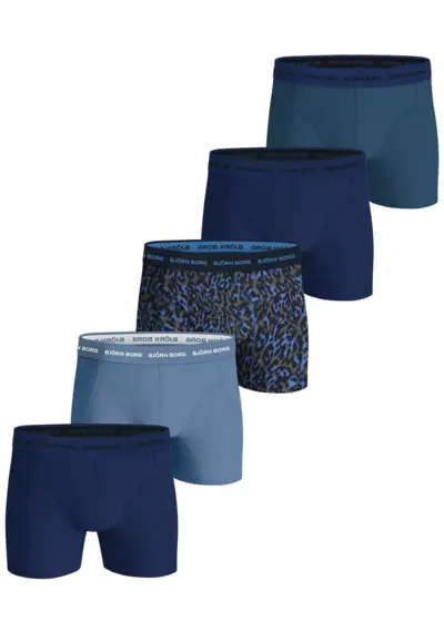 Bjorn Borg 5-Pack heren boxershorts - Cotton Stretch Bjorn Borg 5-Pack heren boxershorts - Cotton Stretch