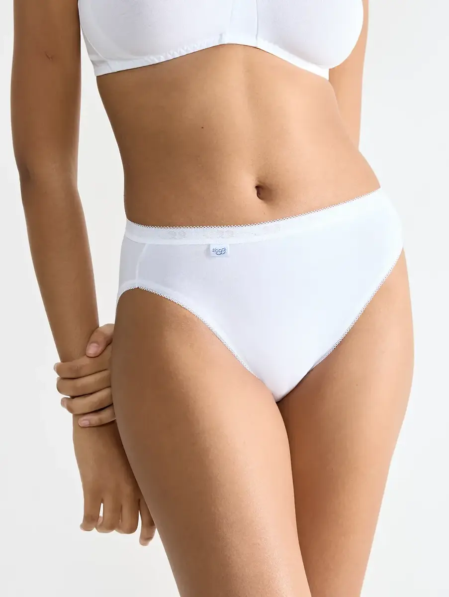 Sloggi ondergoed dames Basic Tai slip - Hoog opgesneden dames slip Sloggi ondergoed dames Basic Tai slip - Hoog opgesneden dames slip