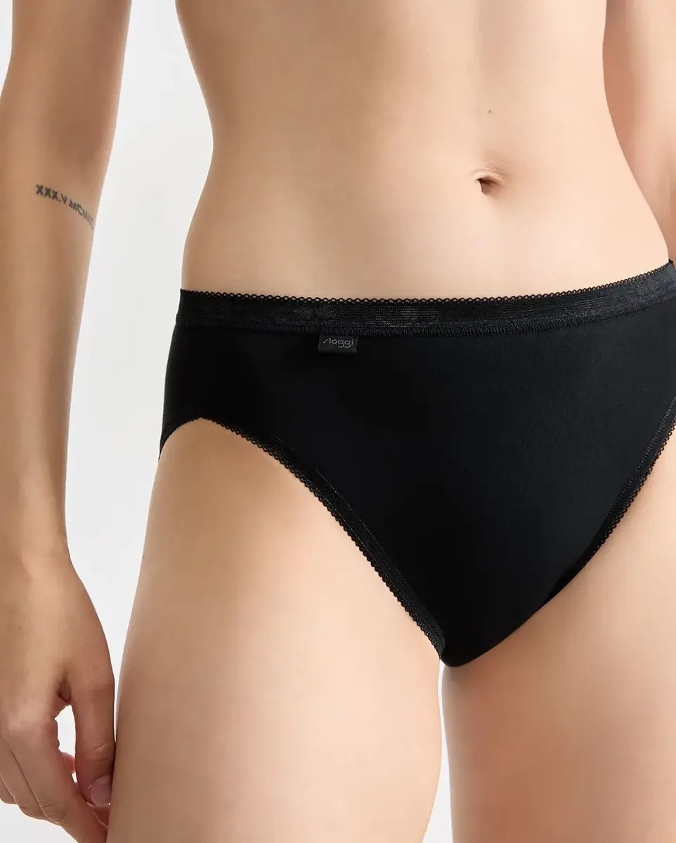 Sloggi ondergoed dames Basic Tai slip - Hoog opgesneden dames slip Sloggi ondergoed dames Basic Tai slip - Hoog opgesneden dames slip