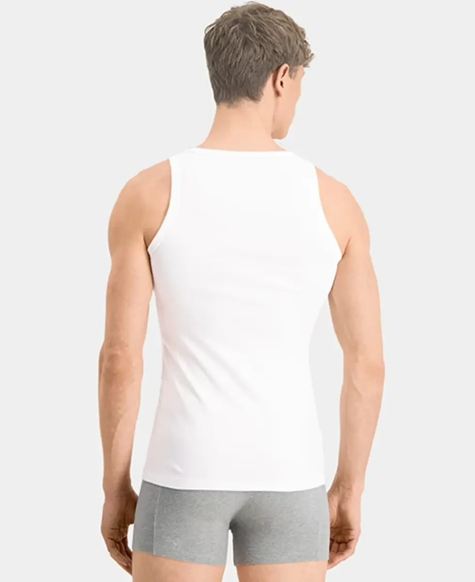 Puma 2-Pack heren hemden - Basic Tanktop - Katoenen onderhemd slim fit - Ronde hals - Zonder mouwen Puma 2-Pack heren hemden - Basic Tanktop - Katoenen onderhemd slim fit - Ronde hals - Zonder mouwen