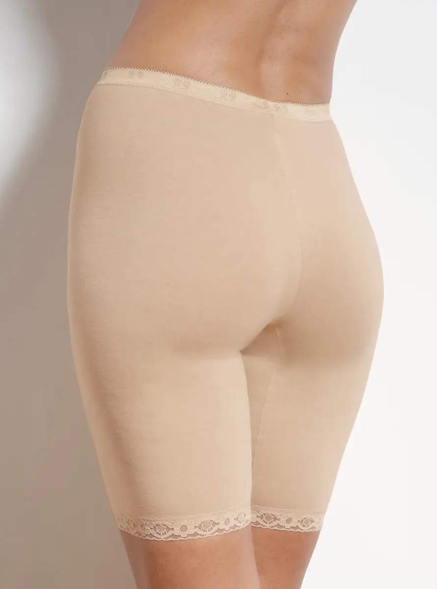 Sloggi Basic Long Dames - Boxershort lange pijpjes - Broekje voor onder jurk - Katoen