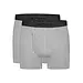 Ten Cate 2-pack Classic shorts heren met Gulp  - 32322 - Heren boxershorts met sluiting - Klassiek heren ondergoed - Lichtgrijs