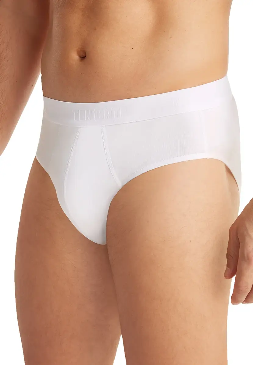 Ten Cate Basics 2-Pack heren sportslips - 32319 - Heren slips met elastische band - Biologisch katoen - Mannen ondergoed