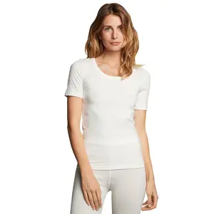 Ten Cate thermo shirt dames korte mouw - Warm thermo ondergoed dames - Diepe hals Ten Cate thermo shirt dames korte mouw - Warm thermo ondergoed dames - Diepe hals