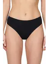 Perini naadloos ondergoed dames heupslip  - elastisch katoenen dames onderbroek - Zwart - Wit
