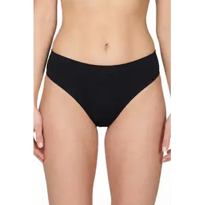 Perini naadloos ondergoed dames heupslip  - elastisch katoenen dames onderbroek - Zwart - Wit
