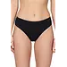 Perini naadloos ondergoed dames heupslip  - elastisch katoenen dames onderbroek - Zwart - Wit - Zwart
