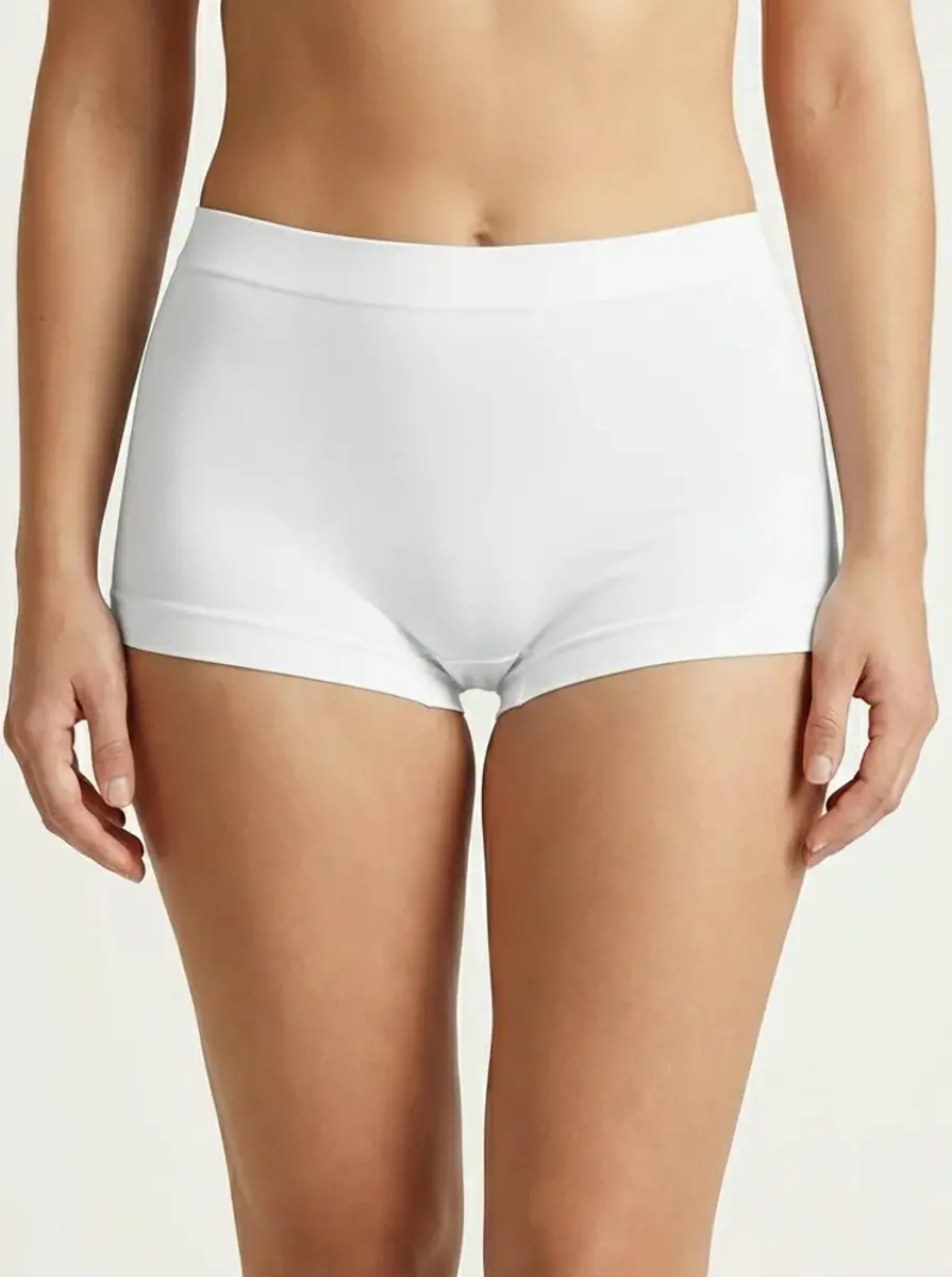 Perini dames boxer high waist elastische katoen - Naadloos - High waist