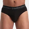 Bamboo Basics 3-pak heren slips - James - Zwart bamboe heren slip met elastische band