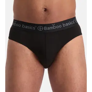 Bamboo Basics 3-pak heren slips - James - Zwart bamboe heren slip met elastische band Bamboo Basics 3-pak heren slips - James - Zwart bamboe heren slip met elastische band