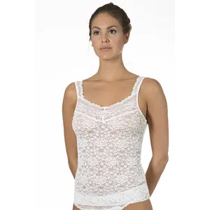 Nina von C dames hemd kant - Millefleurs - Luxe kanten onderhemd voor vrouwen - Singlet lingerie top Nina von C dames hemd kant - Millefleurs - Luxe kanten onderhemd voor vrouwen - Singlet lingerie top