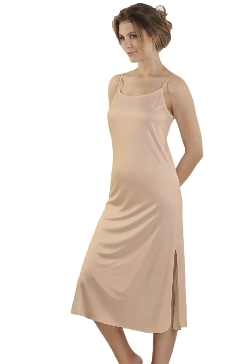 Nina von C onderjurk extra lang 120CM - Viscose Antistatische neglige