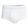 Conta heren tailleslip met gulp - Rib - Met sluiting - Heren onderbroek - 100% katoen wit mannen ondergoed