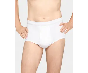 Good Deal Market 12 stuks Bent u op zoek naar een slip met gulp heren? Dit model in wit van 100% katoen fijn rib biedt traditionele kwaliteit en de beste maat 7/XL