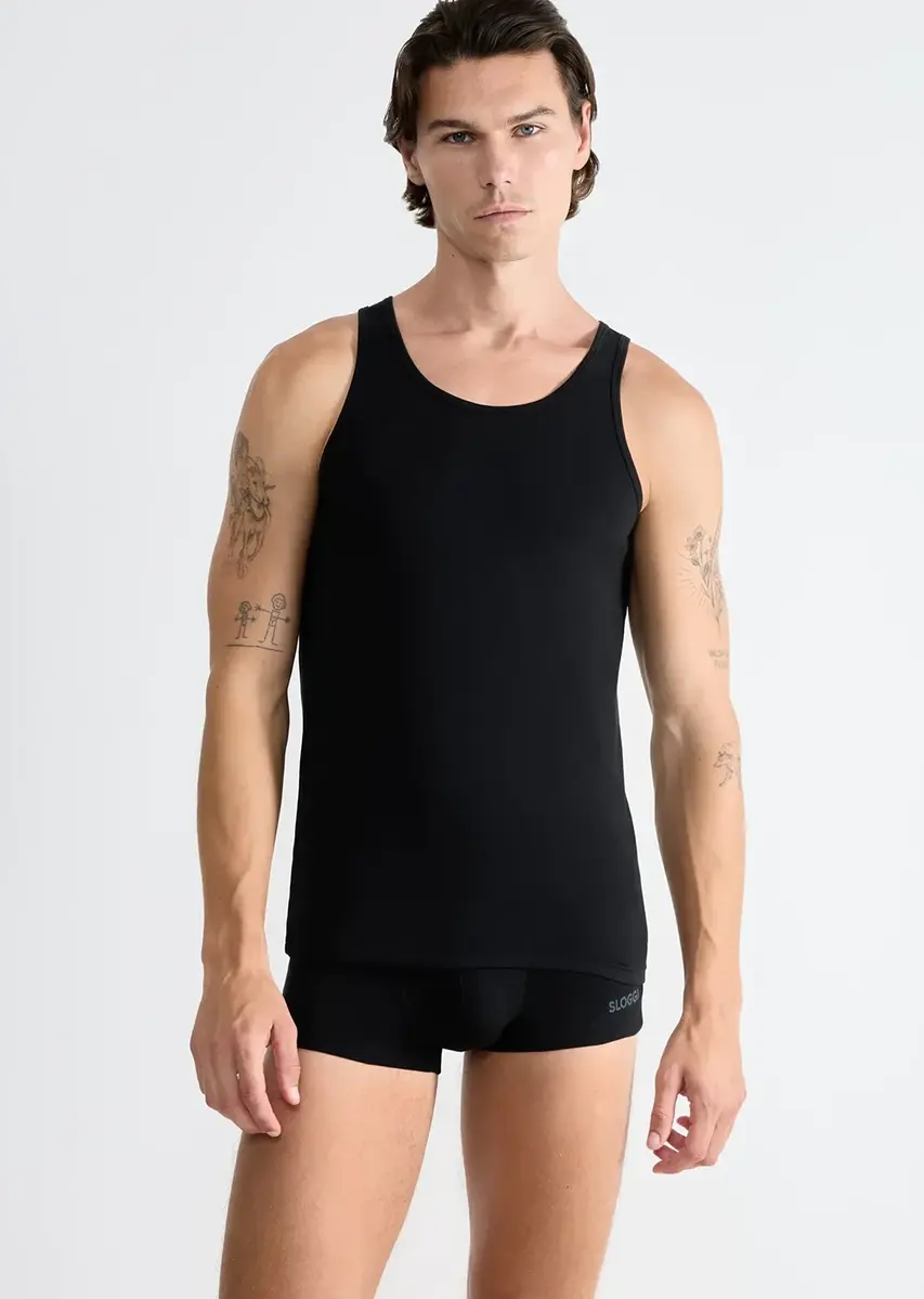 Sloggi 2-pack heren hemden - Tanktop GO Abc - Katoenen Mannen onderhemden - singlets - Hemden heren