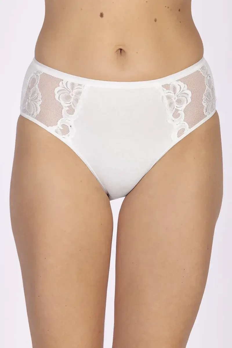 Nina von C kanten dames heup slip - Biologisch katoen - Duurzaam katoenen dames onderbroek