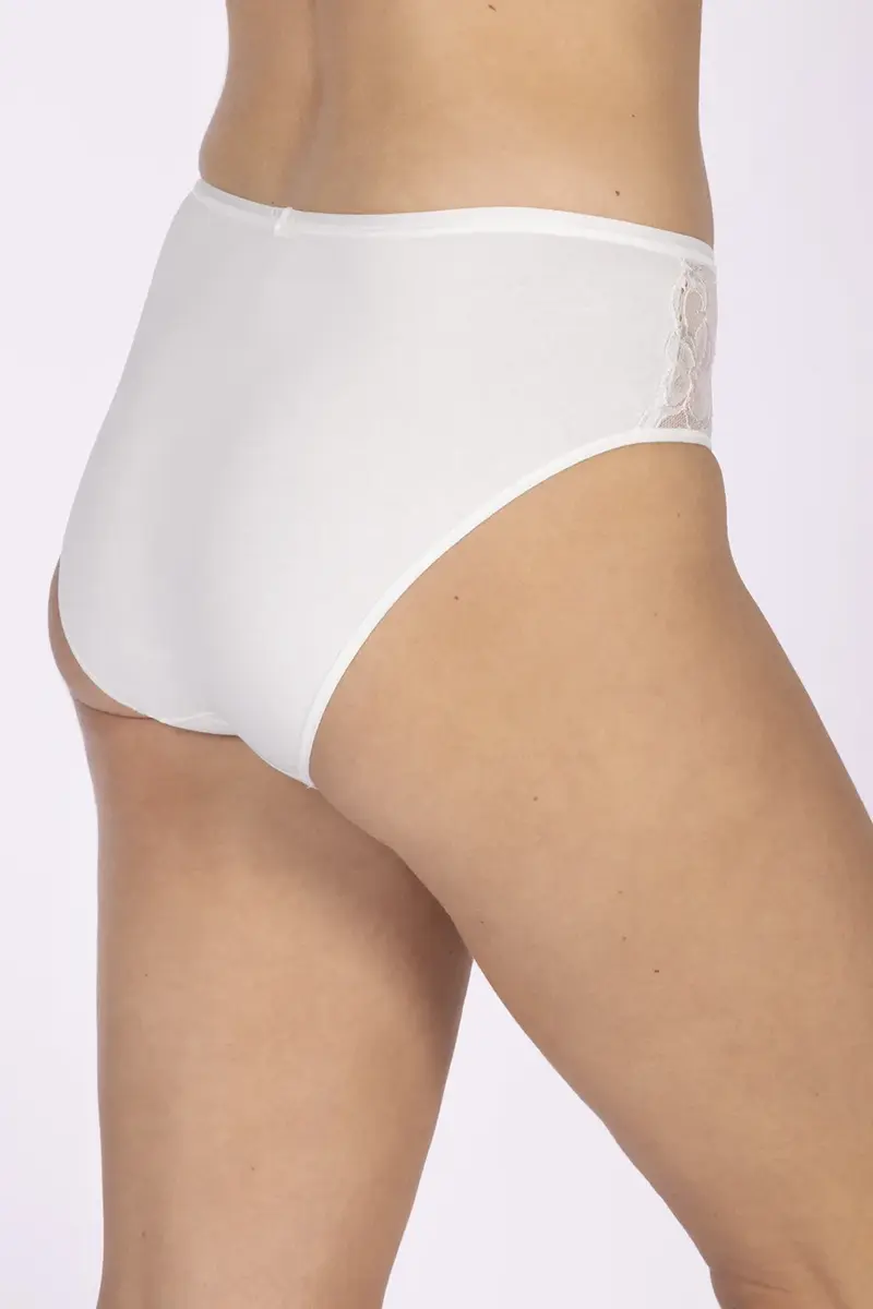 Nina von C kanten dames heup slip - Biologisch katoen - Duurzaam katoenen dames onderbroek