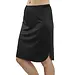 Nina von c lange onderrok 60 CM - Jupon antistatisch - Wit, zwart, huidskleur, champagne - Zwart