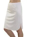 Nina von c lange onderrok 60 CM - Jupon antistatisch - Wit, zwart, huidskleur, champagne