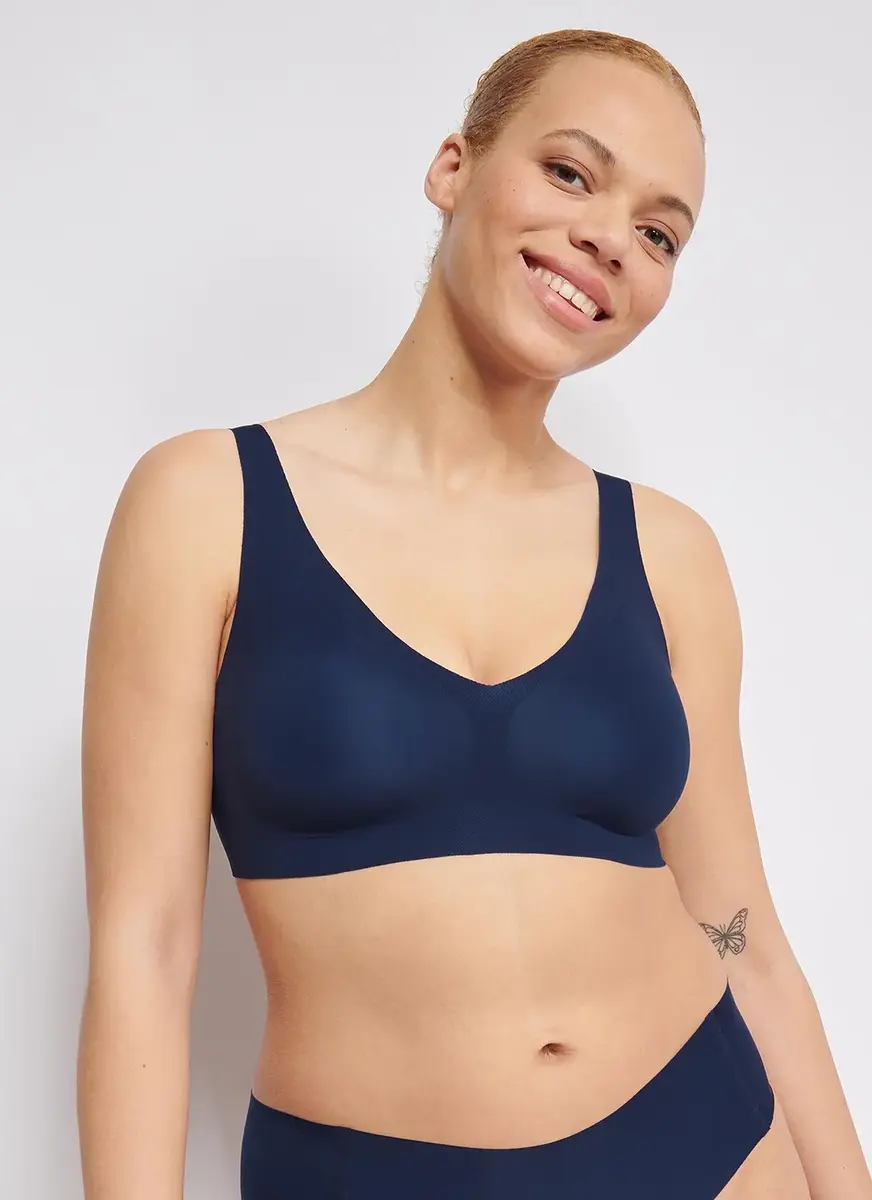 Sloggi Zero Feel Bralette padded 2.0 - naadloze Bh - Comfortabele Bh top zonder beugel of sluiting - Schijnt niet door Sloggi Zero Feel Bralette padded 2.0 - naadloze Bh - Comfortabele Bh top zonder beugel of sluiting - Schijnt niet door