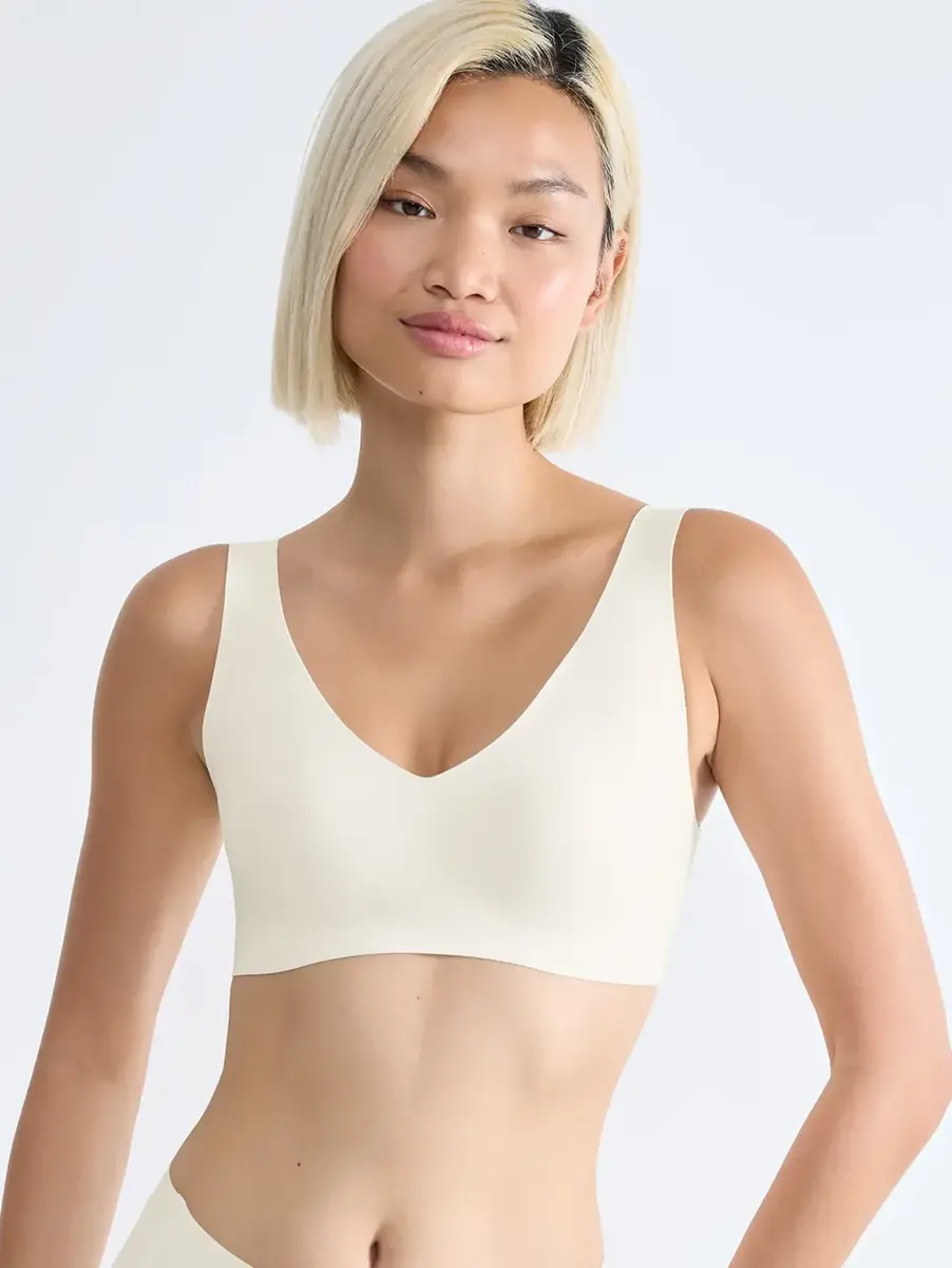 Sloggi Zero Feel Bralette padded 2.0 - naadloze Bh - Comfortabele Bh top zonder beugel of sluiting - Schijnt niet door Sloggi Zero Feel Bralette padded 2.0 - naadloze Bh - Comfortabele Bh top zonder beugel of sluiting - Schijnt niet door