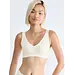 Sloggi Zero Feel Bralette padded 2.0 - naadloze Bh - Comfortabele Bh top zonder beugel of sluiting - Schijnt niet door - Creme