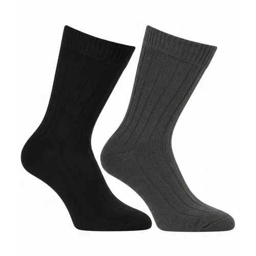 Boru Bamboo lamswollen sokken 2-pak Boru Bamboo lamswollen sokken 2-pak
