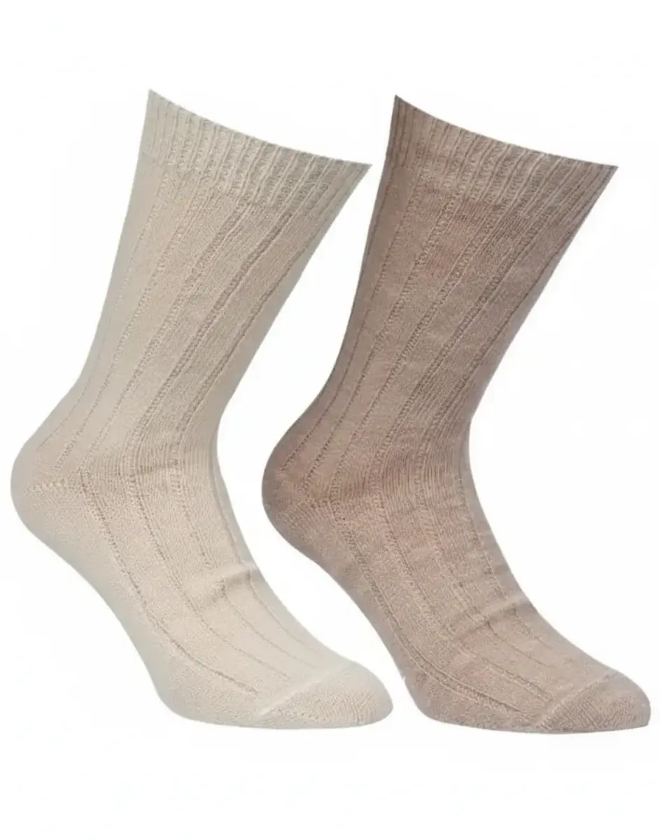 Boru Bamboo lamswollen sokken 2-pak - Warme wollen sokken - Winter sokken Boru Bamboo lamswollen sokken 2-pak - Warme wollen sokken - Winter sokken