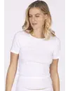 Nina von C dames T-shirt biologisch katoen - Dames aansluitend wit ondershirt - 100% katoen