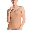 Ten Cate 31912 Secrets dames hemd kant - Spaghetti bandjes - Kanten Naadloos dames hemd microfiber - lingerie top