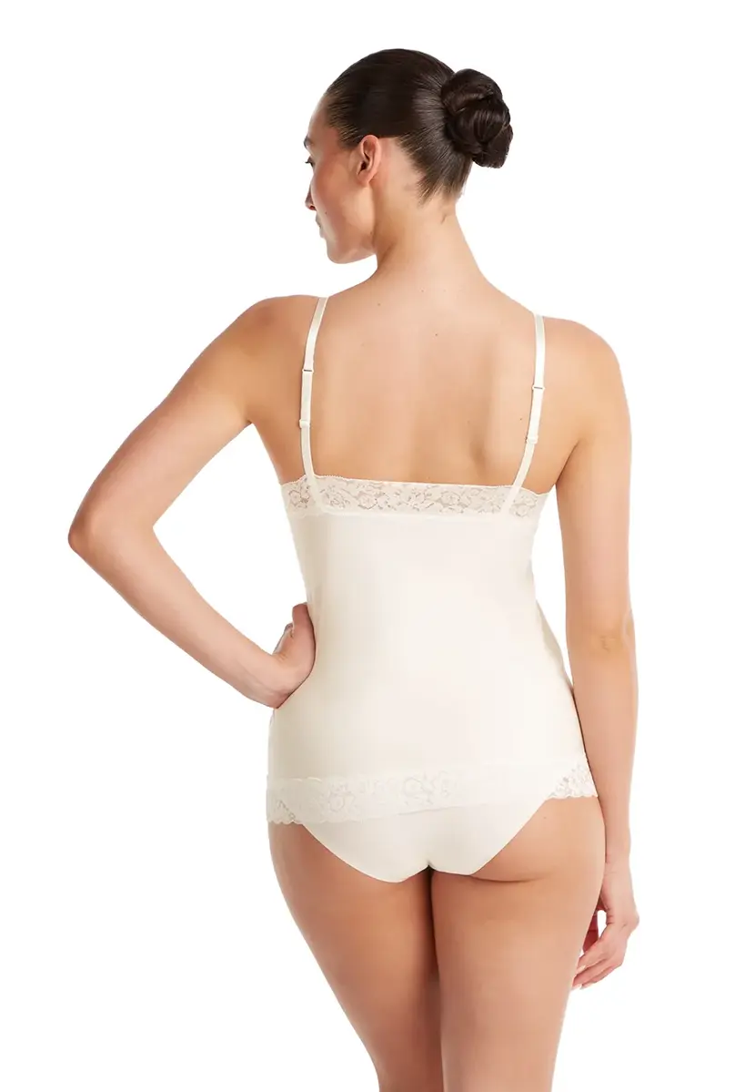 Ten Cate 31912 Secrets dames hemd kant - Spaghetti bandjes - Kanten Naadloos dames hemd microfiber - lingerie top Ten Cate 31912 Secrets dames hemd kant - Spaghetti bandjes - Kanten Naadloos dames hemd microfiber - lingerie top