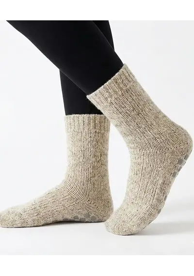 Apollo warme anti slip huissokken - Bedsokken dames en heren Apollo warme anti slip huissokken - Bedsokken dames en heren