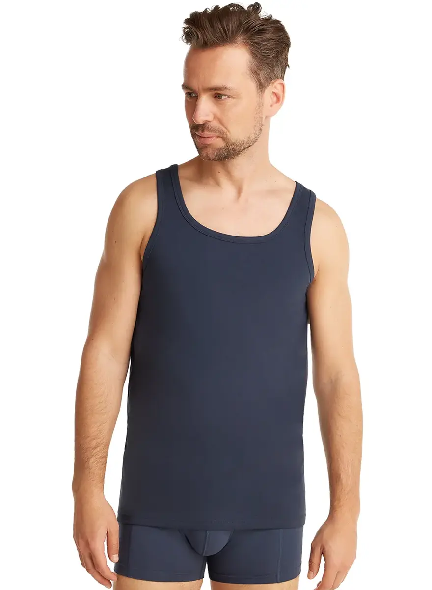 Ten Cate 2-Pack Basics Heren singlet - 32324 - Biologisch katoenen heren onderhemd / hemd heren