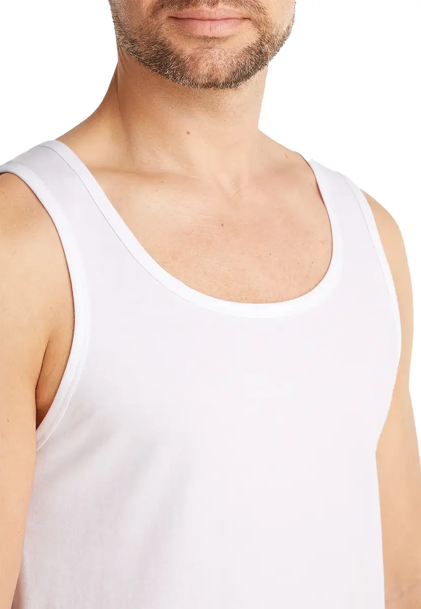 Ten Cate 2-Pack Basics Heren singlet - 32324 - Biologisch katoenen heren onderhemd / hemd heren
