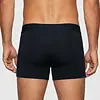 Uomo 10-Pack Heren Boxershort microfiber naadloos - Uni Black - Zwarte multipack heren onderbroeken - Voordeelverpakking goedkope boxershorts - herenondergoed