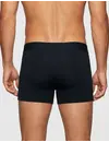 Uomo 10-Pack Heren Boxershort microfiber naadloos - Uni Black - Zwarte multipack heren onderbroeken - Voordeelverpakking goedkope boxershorts - herenondergoed