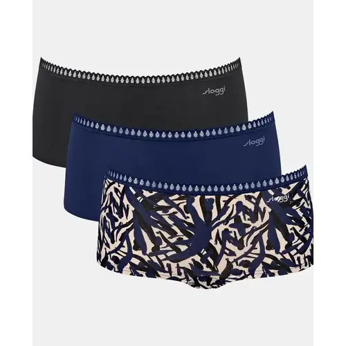 Sloggi 3-pack Crush Go dames boxershorts Sloggi 3-pack Crush Go dames boxershorts