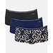 Sloggi 3-pack Crush Go dames boxershorts - Biologisch Katoenen dames onderbroeken - Multipack vrouwen ondergoed - Blauw