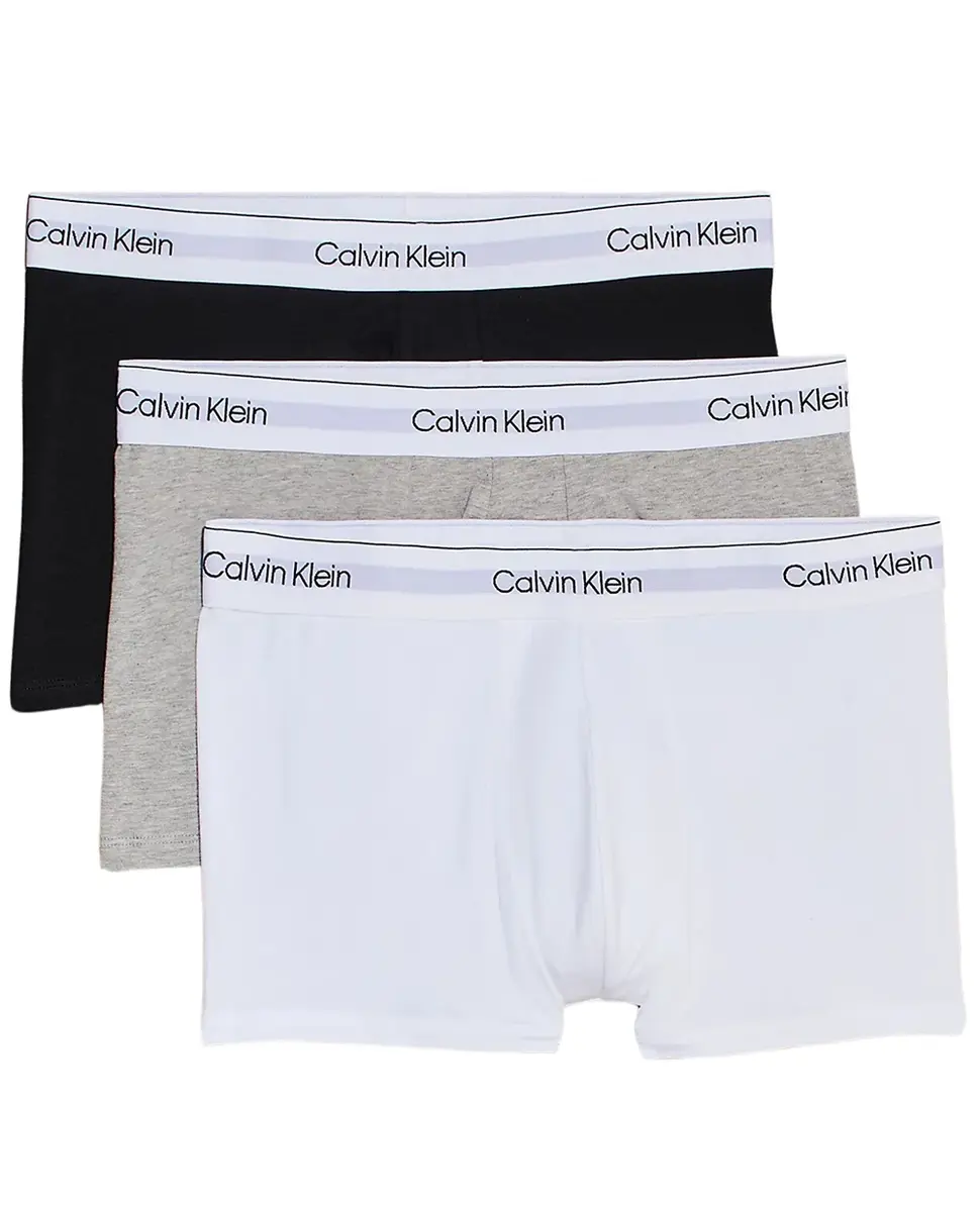 Calvin Klein onderbroeken 3-Pack Trunks heren - Calvin klein ondergoed heren - Modern Cotton heren boxershorts - Katoenen heren ondergoed